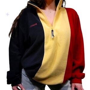 vinatge nautica Colorblock Fleece Jacket